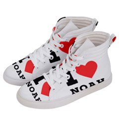 I Love Noah Men s Hi-top Skate Sneakers by ilovewhateva