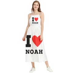 I Love Noah Boho Sleeveless Summer Dress by ilovewhateva