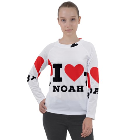 I Love Noah Women s Long Sleeve Raglan Tee by ilovewhateva