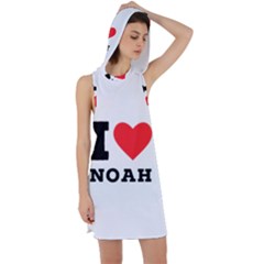 I Love Noah Racer Back Hoodie Dress by ilovewhateva