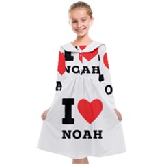 I Love Noah Kids  Midi Sailor Dress by ilovewhateva