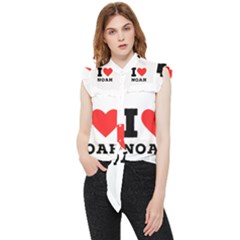 I Love Noah Frill Detail Shirt by ilovewhateva