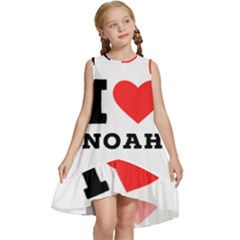 I Love Noah Kids  Frill Swing Dress by ilovewhateva