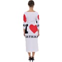 I love nathan Quarter Sleeve Midi Bodycon Dress View2