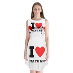 I Love Nathan Sleeveless Chiffon Dress   by ilovewhateva