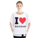 I love nathan Batwing Chiffon Blouse View1