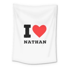 I Love Nathan Medium Tapestry by ilovewhateva