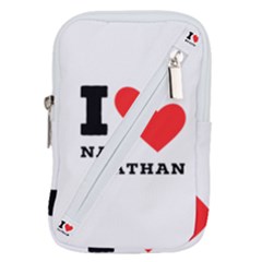 I Love Nathan Belt Pouch Bag (large) by ilovewhateva