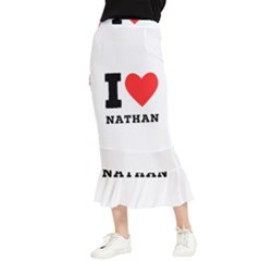 I Love Nathan Maxi Fishtail Chiffon Skirt by ilovewhateva