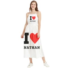 I Love Nathan Boho Sleeveless Summer Dress by ilovewhateva