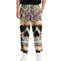 Skeleton Skull Cottagecore Men s Elastic Waist Pants View1