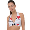 I love walter Halter Plunge Bikini Top View1