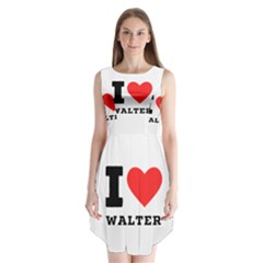 I Love Walter Sleeveless Chiffon Dress   by ilovewhateva