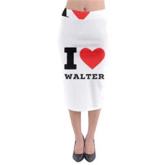 I Love Walter Midi Pencil Skirt by ilovewhateva