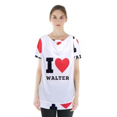 I Love Walter Skirt Hem Sports Top by ilovewhateva