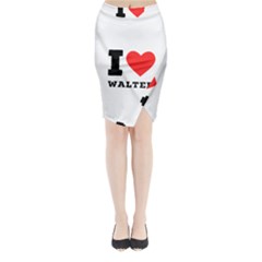 I Love Walter Midi Wrap Pencil Skirt by ilovewhateva