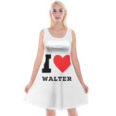 I Love Walter Reversible Velvet Sleeveless Dress by ilovewhateva