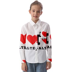 I Love Walter Kids  Long Sleeve Shirt by ilovewhateva