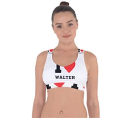 I Love Walter Cross String Back Sports Bra by ilovewhateva