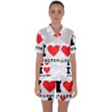 I love walter Satin Short Sleeve Pajamas Set View1