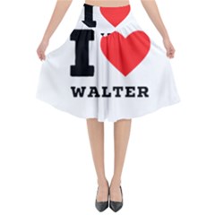 I Love Walter Flared Midi Skirt by ilovewhateva