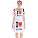 I love walter Short Sleeve Bardot Dress View1