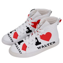 I Love Walter Men s Hi-top Skate Sneakers by ilovewhateva