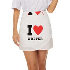 I Love Walter Mini Front Wrap Skirt by ilovewhateva