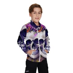 Cute Skulls And Bones Kids  Windbreaker