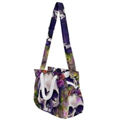 Cute Skulls And Bones Rope Handles Shoulder Strap Bag by GardenOfOphir