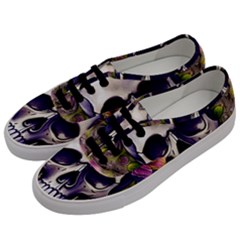 Cute Skulls And Bones Men s Classic Low Top Sneakers by GardenOfOphir