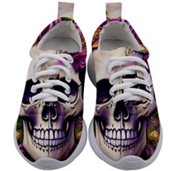 Cute Skulls And Bones Kids Athletic Shoes