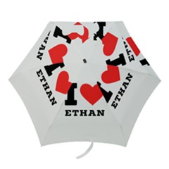 I Love Ethan Mini Folding Umbrellas by ilovewhateva