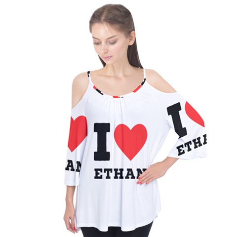 I Love Ethan Flutter Tees by ilovewhateva