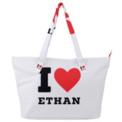 I Love Ethan Full Print Shoulder Bag by ilovewhateva