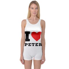 I Love Peter One Piece Boyleg Swimsuit by ilovewhateva