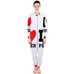 I Love Peter Onepiece Jumpsuit (ladies) by ilovewhateva