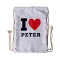 I love peter Drawstring Bag (Small) View1