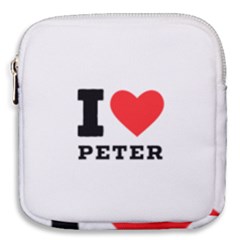 I Love Peter Mini Square Pouch by ilovewhateva