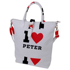 I Love Peter Buckle Top Tote Bag by ilovewhateva