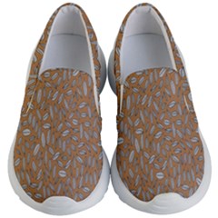 Leaves-013 Kids Lightweight Slip Ons by nateshop