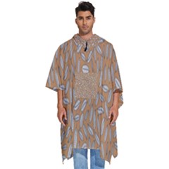 Leaves-013 Men s Hooded Rain Ponchos by nateshop