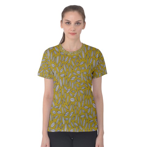 Leaves-014 Women s Cotton Tee by nateshop