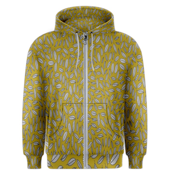 Leaves-014 Men s Zipper Hoodie