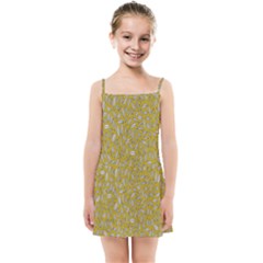 Leaves-014 Kids  Summer Sun Dress by nateshop