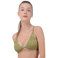 Leaves-014 Knot Up Bikini Top by nateshop