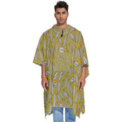 Leaves-014 Men s Hooded Rain Ponchos by nateshop