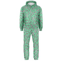 Leaves-015 Hooded Jumpsuit (men) by nateshop