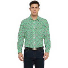 Leaves-015 Men s Long Sleeve  Shirt by nateshop