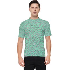 Leaves-015 Men s Short Sleeve Rash Guard by nateshop